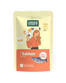 GREEN PETFOOD Cat Paté cu somon 85 g pate cu somon pentru pisici