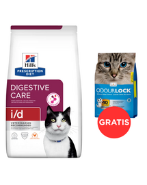 HILL'S Prescription Diet Feline Digestive Care i/d 8 kg dietă pisici afecțiuni digestive + nisip 6 kg GRATIS