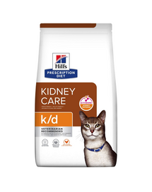 HILL'S Prescription Feline Diet Kidney Care k/d 8 kg dla kotów wspomagająca pracę nerek