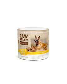 RAW PALEO Olympic Turkey Medium Large recompensă de antrenament pentru câini medii și mari, curcan 90 g