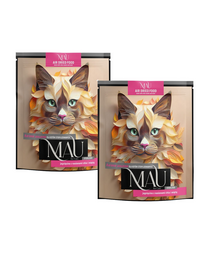MAU Miel cu semințe de chia și mentă 2x700 g hrană uscată pentru pisici sterilizate