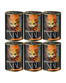 MAU Pate & Filet Rață cu mango și măceșe 6x400 g hrană umedă pentru pisoi