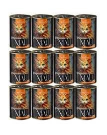 MAU Pate & Filet Rață cu mango și măceșe 12x400 g hrană umedă pentru pisoi
