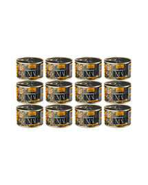 MAU Pate & Filet Curcan cu unt de arahide 12x185 g hrană umedă pentru pisici