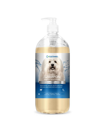 EUROWET șampon pentru câini cu blană albă și deschisă 1 L