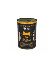 FITMIN For Life Kitten hrană umedă pentru pisoi, cu pui în sos 400 g