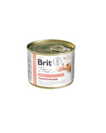 BRIT Veterinary Diet Grain Free Renal 6x200 g hrană umedă dietetică pentru câini cu insuficiență renală, cu ton și somon