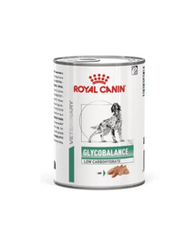 ROYAL CANIN VHN Dog Glycobalance Loaf 195 g hrană umedă dietetică pentru câini cu diabet