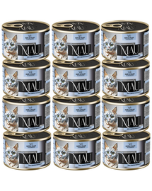 MAU Pate & Filet Cerb cu fructe de haskap 12x185 g hrană umedă pentru pisici sterilizate