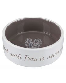TRIXIE Pet's Home bol ceramic pentru câini, 800 ml, Ø 16 cm