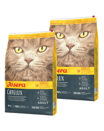 JOSERA Cat Catelux przeciwdziała powstawaniu kul włosowych 20 kg (2 x 10 kg)
