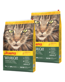 JOSERA Nature Cat karma bezzbożowa dla kota 20 kg (2 x 10 kg)