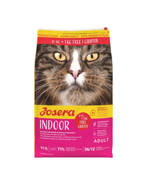 JOSERA Indoor Cat 10kg+1kg cu pește hrană pisici interior și sterilizate