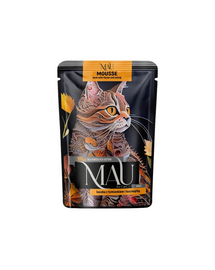 MAU Mousse hrană pisici adulte, cu rață, cimbru și iarba-mâței 85 g