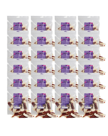 CHRUP&GO Urechi de iepure umplute 24x500 g recompense pentru câini
