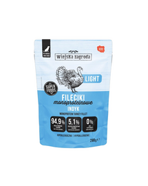 WIEJSKA ZAGRODA Monoproteică Light hrană pentru câini adulți, curcan 280 g