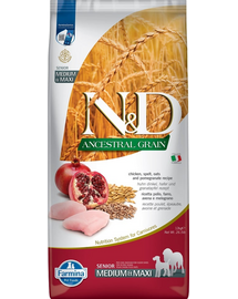 N&D Low Grain Chicken & Pomegranate Senior Medium & Maxi 12 kg