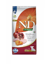 N&D Pumpkin Dog Puppy Mini chicken, pumpkin & pomegranate 7 kg kurczak, dynia i granat dla szczeniąt