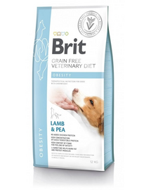 BRIT Veterinary Diet Dog Obesity 2x12 kg hrană dietetică pentru câini cu exces de greutate
