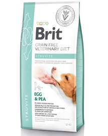 BRIT Veterinary Diet Dog Struvite 12x2 kg hrană uscată dietetică pentru câini cu afecțiuni urinare