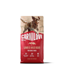 CARNILOVE Active Dog Lamb and Wild Boar Adult 12 kg jagnięcina i dzik, dla dorosłych psów