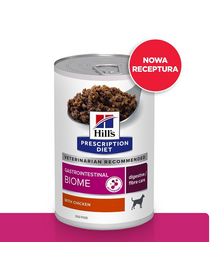 Prescription Diet Gastrointestinal Biome 12x370g mokra karma dla psów s kurzcziakem