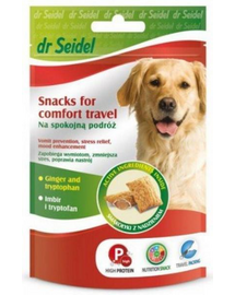 DR SEIDEL gustări calmante câini călătorie anti-greață 90 g