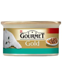 Gourmet Gold somon și pui în sos 85 g