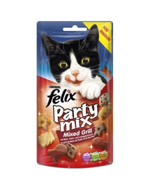 FELIX Party Mix Mixed Barbecue cu arome de vită pui și somon