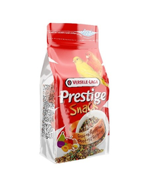 VERSELE LAGA Prestige Snack Canaries 125 g Gustare cu biscuiți și fructe pentru canari