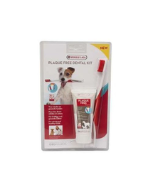 VERSELE-LAGA Plaque Free Dental Care Kit - set pastă de dinți și periuță