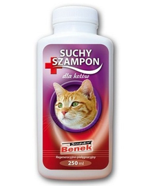 BENEK Sampon uscat pentru pisici, cu efect regenerant 250 ml