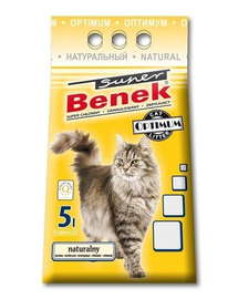 BENEK Super Optimum Natural nisip pentru litiera 5L