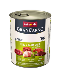 ANIMONDA vită și iepure cu ierburi 800 g