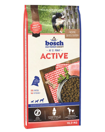 BOSCH Active Hrana uscata pentru caini adulti activi, cu carne de pasare 15 kg