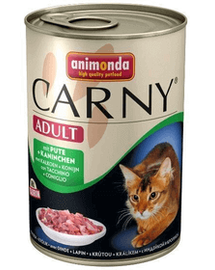 ANIMONDA Carny Adult iepure, curcan și vită 400 gr