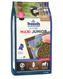 BOSCH Maxi Junior Hrana uscata caini junior talie mica, cu pasare 1 kg