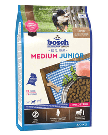 BOSCH Medium Junior Hrana uscata caini junior talie medie, cu pasare 3 kg
