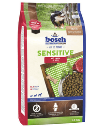 BOSCH Sensitive Hrana uscata caini cu sensibilitati alimentare, cu miel si orez 1 kg