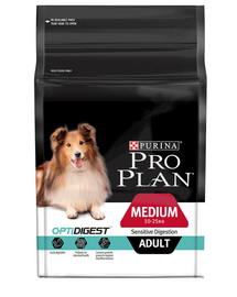 PURINA PRO PLAN Medium Adult Sensitive Digestion hrană uscată pentru câini adulți de talie medie, cu miel, 3 kg