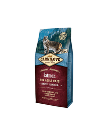 CARNILOVE Cat Grain Free Salmon Adult Sensitive&Long Hair 2 kg