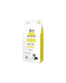 BRIT Care Grain Free Mini Adult Lamb hrana uscata caini adulti talie mica, cu miel 400g