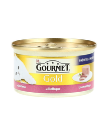 GOURMET Gold Mousse cu Vită 85 g