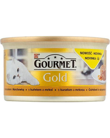 GOURMET Gold Savoury Cake Pui și Morcovi 85 g