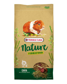 VERSELE-LAGA Cavia Nature Fibrefood - Light & Sensitive pentru porcușori de Guineea cu sistem digestiv sensibil 2,75 kg