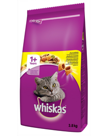 WHISKAS Adult cu pui 3,8 kg hrană uscată pentru pisici
