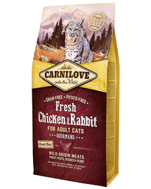 CARNILOVE Fresh Adult Cat cu Pui si Iepure 6 kg