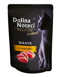 DOLINA NOTECI Premium hrană pisici sterilizate, cu rață 85 g