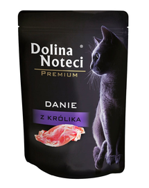 DOLINA NOTECI Premium hrană umedă pentru pisici, cu iepure 85 g