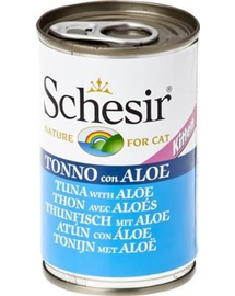 SCHESIR Hrană umedă pentru pisoi, cu ton și aloe 140 g